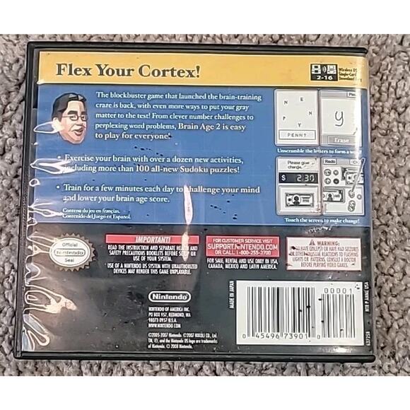 Brain Age 2: More Training in Minutes a Day – Nintendo DS – CIB– Tested Working - Picture 2 of 7